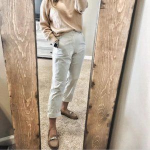 NWT -Women's High-Rise Straight Chilled Out Ankle Chino Pants - A New Day™ Tan 6